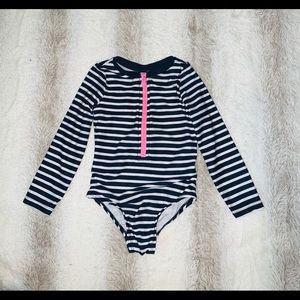 Toddler Girl Striped Swimsuit